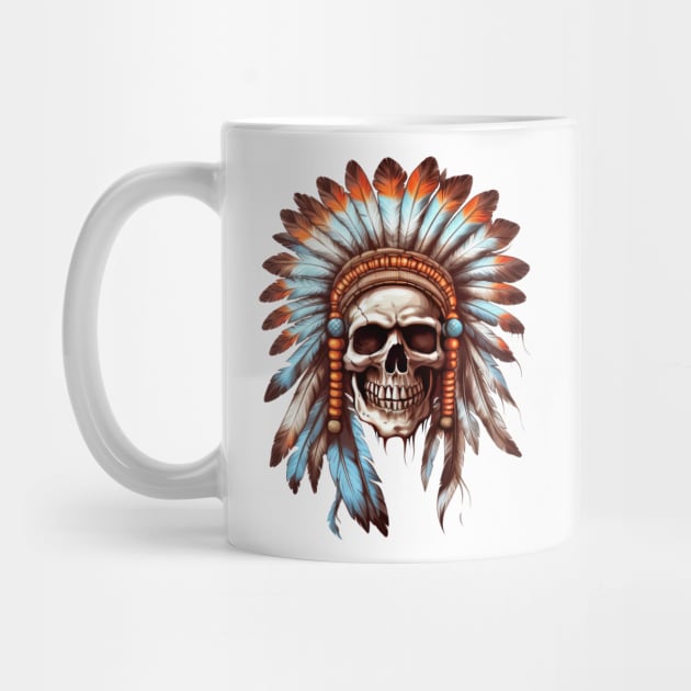 Native American Skull by Chromatic Fusion Studio